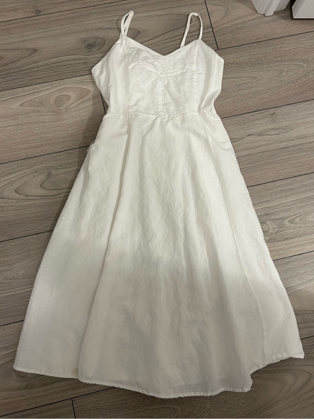 GAP White Spaghetti-Strap Midi Dress - Picture 2 of 5